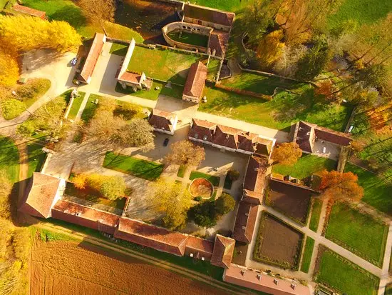 Overall view of the Grande Forge de Buffon, an 18th-century ironworks on the banks of the Armançon